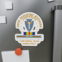 Load image into Gallery viewer, Die-Cut Magnets - Army - 36th Infantry Division - Arrowhead - Camp Bowie TX  w SVC WWI
