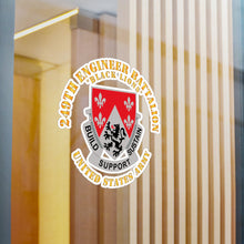 Load image into Gallery viewer, Kiss-Cut Vinyl Decals - Army - DUI - 249th Engineer Battalion
