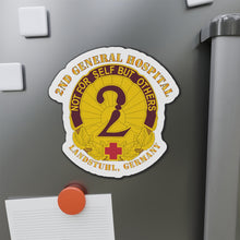 Load image into Gallery viewer, Die-Cut Magnets - Army - 2nd General Hospital - Landstuhl Germany
