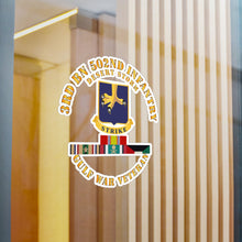 Load image into Gallery viewer, Kiss-Cut Vinyl Decals - Army - 3rd Bn 502nd Infantry - Desert Storm w Svc
