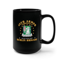 Load image into Gallery viewer, Black Mug 15oz - Company F 40th Armor - Berlin Brigade X 300
