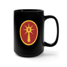 Load image into Gallery viewer, Black Mug 15oz - SSI - 108th Infantry Division - WWII - Ghost Division X 300

