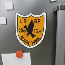 Load image into Gallery viewer, Die-Cut Magnets - Army - 2nd Squadron, 1st Cav Regt  LRRP - Black Hawk
