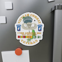 Load image into Gallery viewer, Die-Cut Magnets - Army - Vietnam Combat Infantry Veteran w 173rd Airborne Bde SSI X 300
