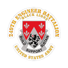 Load image into Gallery viewer, Kiss-Cut Stickers - Army - DUI - 249th Engineer Battalion
