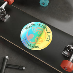 Holographic Die-cut Stickers - Multinational Force and Observers (MFO)