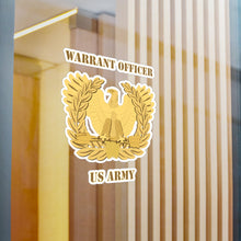 Load image into Gallery viewer, Kiss-Cut Vinyl Decals - Army - Emblem - Warrant Officer
