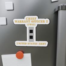 Load image into Gallery viewer, Die-Cut Magnets -SSI - Army - Chief Warrant Officer 2 - CW02 - Flat - X 300
