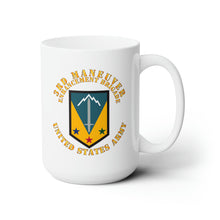 Load image into Gallery viewer, White Ceramic Mug 15oz - Army - 3rd Maneuver Enhancement Bde - SSI - US Army
