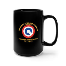 Load image into Gallery viewer, Black Mug 15oz - Army - 1st Corps Support Command (COSCOM)  - FBNC - Veteran X 300
