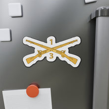 Load image into Gallery viewer, Die-Cut Magnets -SSI -Army - 3rd Battalion, 1st Infantry Regiment Branch - wo Txt X 300
