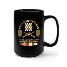 Load image into Gallery viewer, Black Mug 15oz - Cold War Vet w 1st Bn 16th Infantry - 1st ID w COLD SVC X 300
