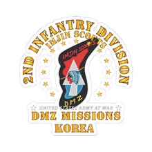 Load image into Gallery viewer, Kiss-Cut Stickers - Army - 2nd Infantry Division - ImJin Scout -DMZ Missions
