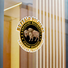 Load image into Gallery viewer, Kiss-Cut Vinyl Decals - Army - Buffalo Soldiers - Infantry - Cavalry Regiments X 300
