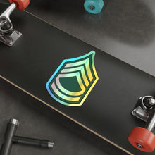 Load image into Gallery viewer, Holographic Die-cut Stickers - Sergeant First Class - SFC wo Txt
