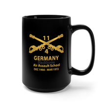Load image into Gallery viewer, Black Mug 15oz - Helicopter Troop - 4th Squadron - 11th ACR - Branch - Germany - BlkHorse AAslt School X 300
