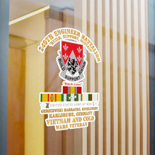 Load image into Gallery viewer, Kiss-Cut Vinyl Decals - Army - 249th Engineer Bn - Karlsruhe, Germany w VN and COLD SVC
