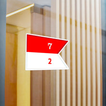 Load image into Gallery viewer, Kiss-Cut Vinyl Decals - Army - 2nd Squadron, 7th Cavalry Guidon
