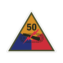 Load image into Gallery viewer, Kiss-Cut Stickers - SSI - 50th Armored Division X 300
