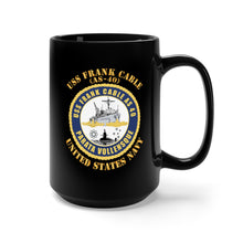 Load image into Gallery viewer, Black Mug 15oz - Navy - USS Frank Cable (AS-40) X 300
