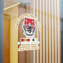 Load image into Gallery viewer, Kiss-Cut Vinyl Decals - Army - 249th Engineer Bn - Gerzewski Barracks - Karlsruhe, GE w COLD SVC X 300
