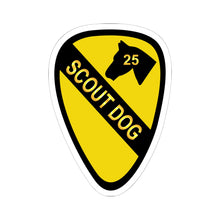 Load image into Gallery viewer, Kiss-Cut Stickers - Army - 25th Scout Dog Platoon 1st Cav wo Txt
