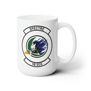 White Ceramic Mug 15oz - SOF - 16th SOS  wo Txt