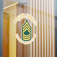 Load image into Gallery viewer, Kiss-Cut Vinyl Decals - Army - Master Sergeant - MSG - Combat Veteran - Flat X 300
