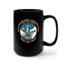 Load image into Gallery viewer, Black Mug 15oz - 825th Bomb Squadron, 484th Bomb Group - 15th AAF - V2 Color w Txt X 300
