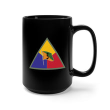 Load image into Gallery viewer, Black Mug 15oz - Army - 5th Armored Group (Colored) - DUI wo Txt X 300
