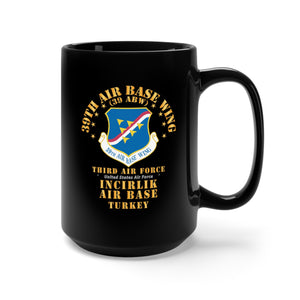 Black Mug 15oz - USAF - 39th Air Base Wing - Incirlik AB X 300