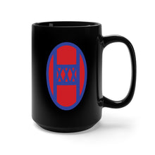 Load image into Gallery viewer, Black Mug 15oz - SSI - 30th Infantry Division X 300
