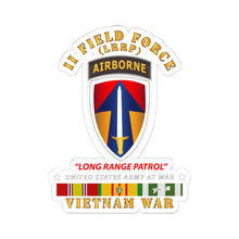 Load image into Gallery viewer, Kiss-Cut Stickers - Army - II Field Force - Airborne Tab - LRP - Vietnam w VN SVC
