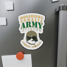 Load image into Gallery viewer, Die-Cut Magnets - Army - ARMY -  Aviator - Mogadishu, Somalia- Combat Vet X 300
