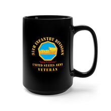 Load image into Gallery viewer, Black Mug 15oz - Army - DUI - 35th Infantry Division - Santa Fe Division - US Army Veteran X 300
