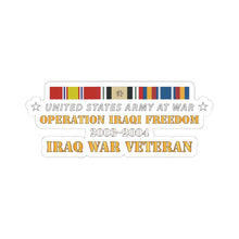 Load image into Gallery viewer, Kiss - Cut Stickers - OIF IRAQ SVC Bar - At War X 300
