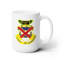 Load image into Gallery viewer, White Ceramic Mug 15oz - Army - 13th Infantry Regiment wo Txt - DUI X 300
