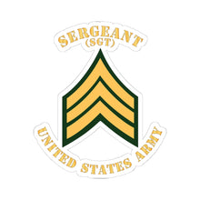 Load image into Gallery viewer, Kiss-Cut Stickers - Army - Sergeant - SGT - Flat X 300
