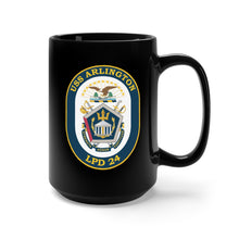 Load image into Gallery viewer, Black Mug 15oz - USS Arlington (LPD-24) wo Txt X 300
