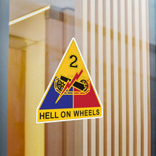 Load image into Gallery viewer, Kiss-Cut Vinyl Decals - DUI - 2nd Armored Division X 300
