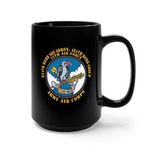 Load image into Gallery viewer, Black Mug 15oz - 824th Bomb Squadron, 484th Bomb Group - 15th AAF - V2 Color w Txt X 300
