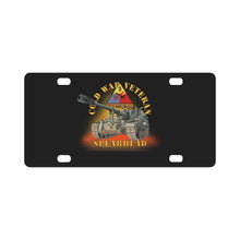 Load image into Gallery viewer, 3rd Armored Division - Spearhead w M109 Howitzer - Fire X 300 Classic License Plate
