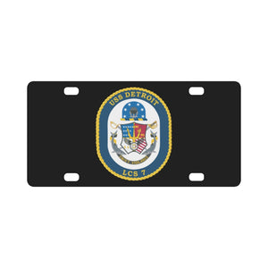 Navy - USS Detroit (LCS-7) wo Txt X 300 Classic License Plate