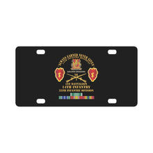 Load image into Gallery viewer, Army - Always Earned Never Given - Vet w 1st Bn 14th Infantry - 25th ID w SPECIAL SVC X 300 Classic License Plate
