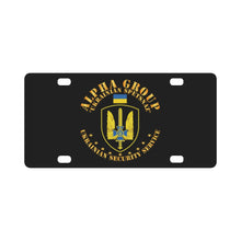 Load image into Gallery viewer, Ukraine - Alpha Group - Ukrainian Spetsnaz X 300 Classic License Plate
