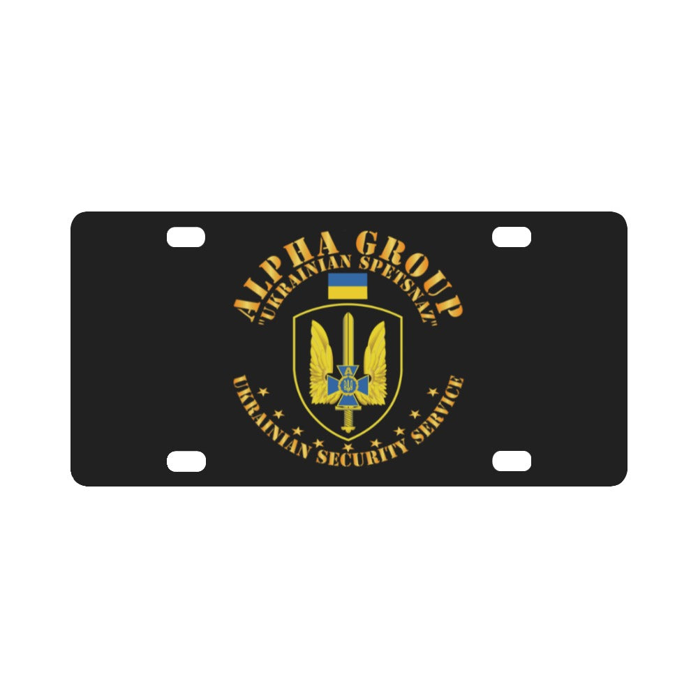 Ukraine - Alpha Group - Ukrainian Spetsnaz X 300 Classic License Plate