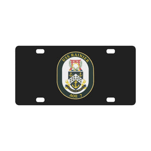 USNS Rainier (AOE-7) X 300 Classic License Plate