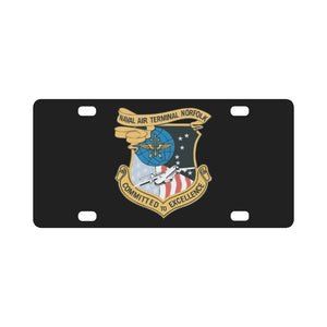 Navy - Naval Air Terminal Norfolk wo Txt X 300 Classic License Plate