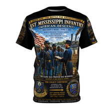 Load image into Gallery viewer, 1st Mississippi Infantry (African Descent) Commemorative Tee — Battle of Milliken's Bend (June 7, 1863)
