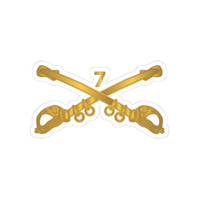 Load image into Gallery viewer, Kiss-Cut Stickers - Army - 7th Cavalry Branch wo Txt X 300
